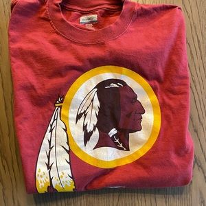 Washington Redskins vintage logo size XL